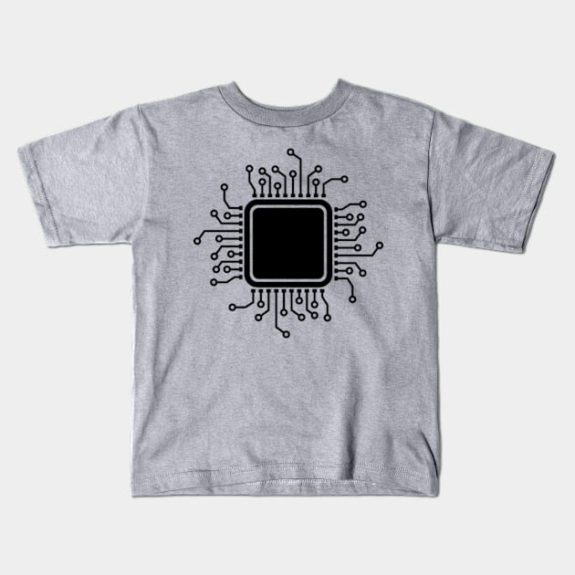 COOL CPU Kids T-Shirt by Worldengine